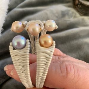 2 multi pearl honors bracelets